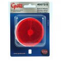 Grote Reflector-2.5- Red-Round Stick-On- Pair, 40072-5 40072-5